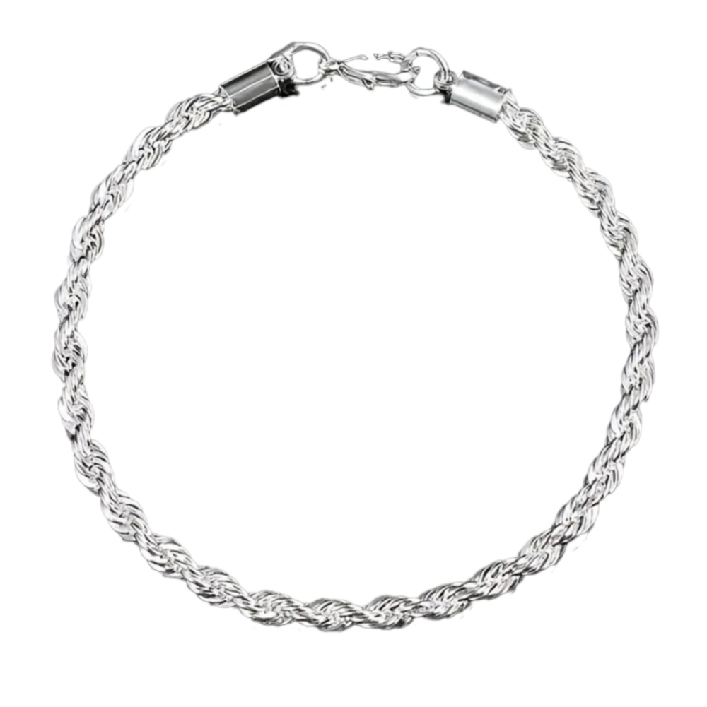 NIB Women's Silver Twist Bracelet